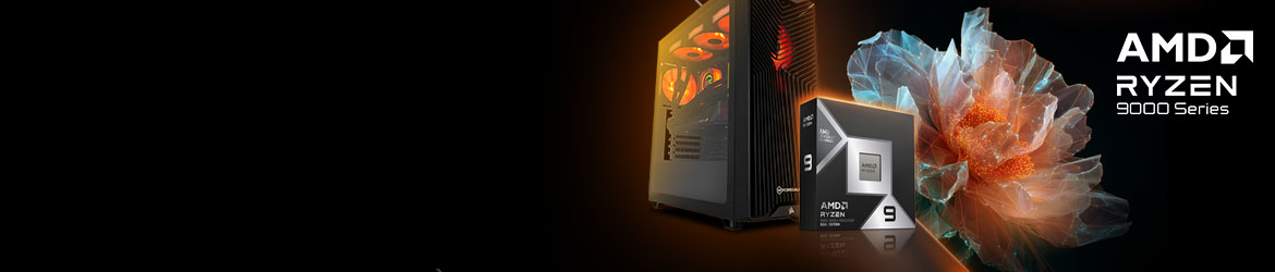 Två användningsområden. En legend. AMD Ryzen™ 9 9950X3D2 kan nu konfigureras hos PCSpecialist. En processor till jobb och spel utan kompromisser.