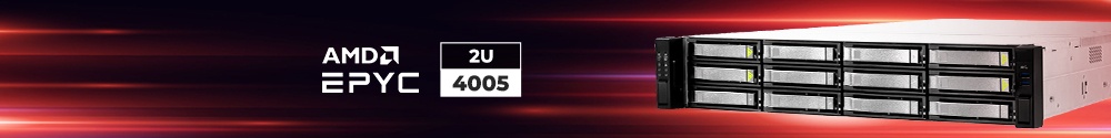 AMD® EPYC™ 4005-seriens 2U-server