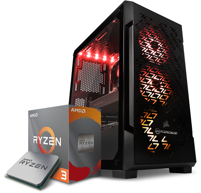 PCSPECIALIST - AMD Ryzen™ 3 3100 & 3300X