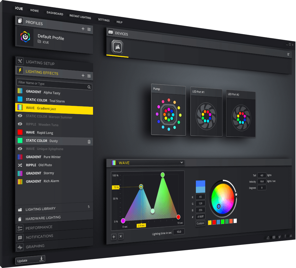 PCSPECIALIST - Konfigurera en högpresterande Corsair Icue Link-dator